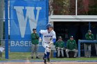 Baseball vs Babson  Wheaton College Baseball vs Babson College. - Photo By: KEITH NORDSTROM : Wheaton, baseball